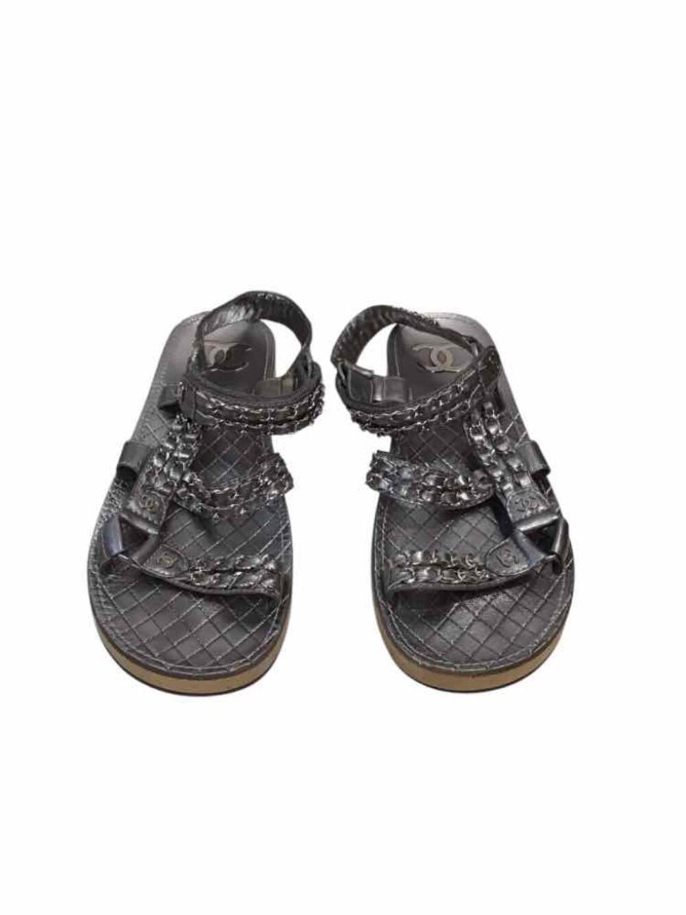 Chanel Silver Size 39 1/2 Shoes